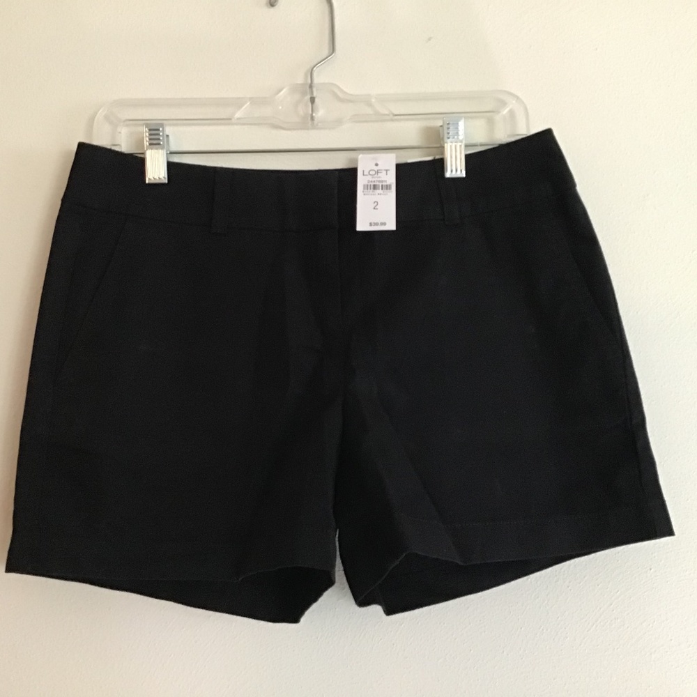 Loft size 2 black shorts